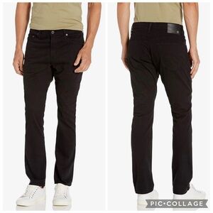 AG ADRIANO GOLDSCHMIED Everett Jeans Black Slim Straight Leg Cotton Denim 32x32